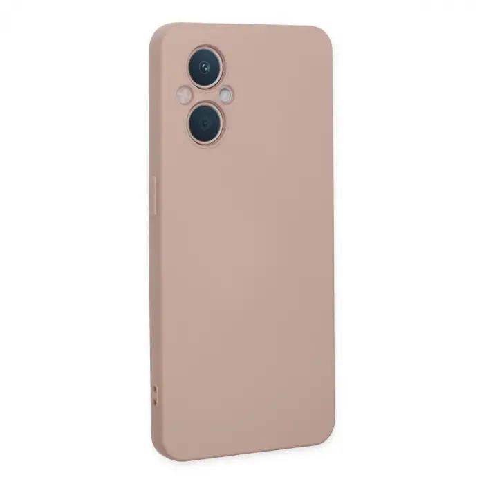 Reno 7 Lite Kılıf Nano İçi Kadife  - Pudra