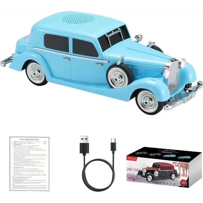 Retro Klasik Araba Bluetooth Hoparlör Kablosuz Hd Ses Fm Radyo Yg-239 Bx40