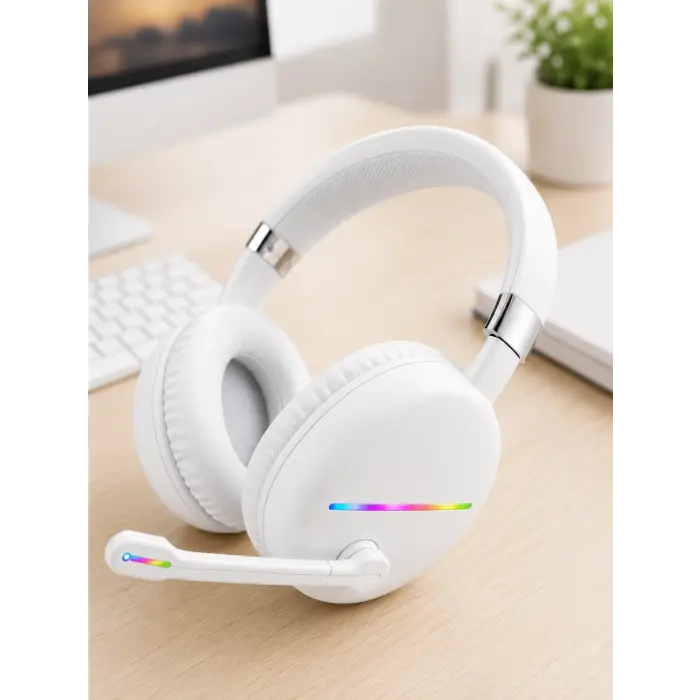 RGB BEYAZ KULAKLIK MAX-17