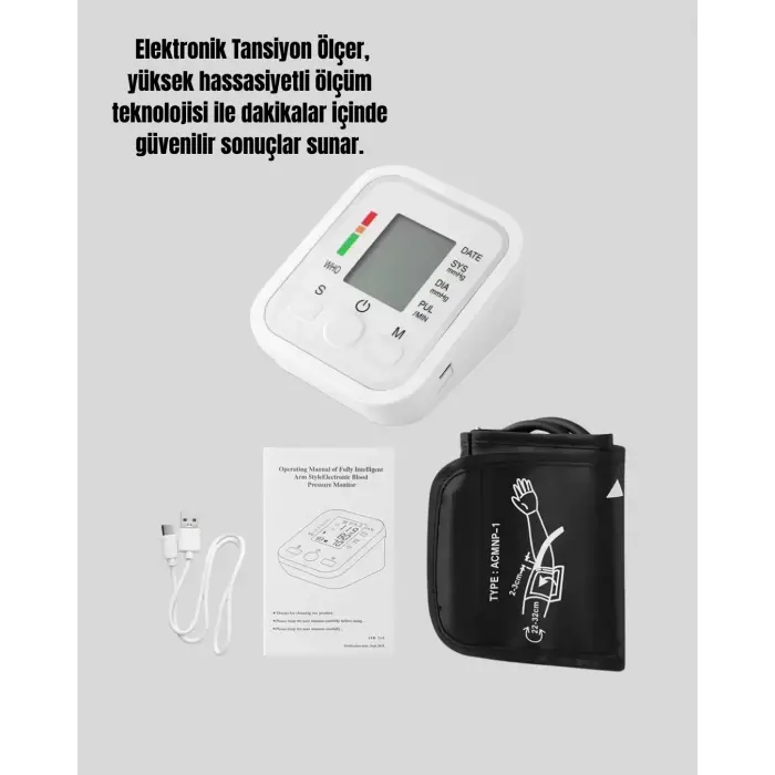 Ritmi Tespit Özellikli Dijital Tansiyon Aleti