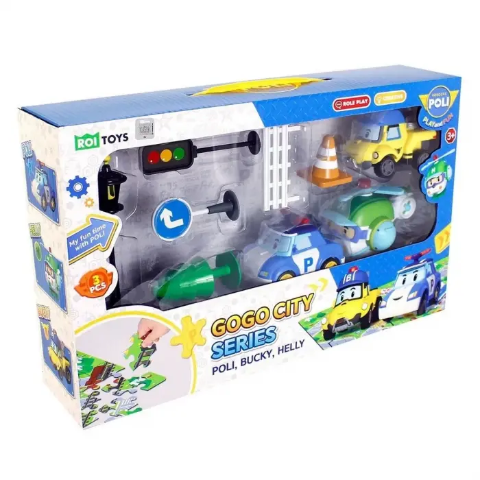 Robocar Poli Gogo City Series Oyun Seti - POLI/ZR-912