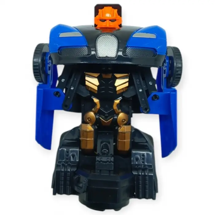 Robota Dönüşen Araba - Pilli Yerde Gezen Spor Araba  - 1 ADET