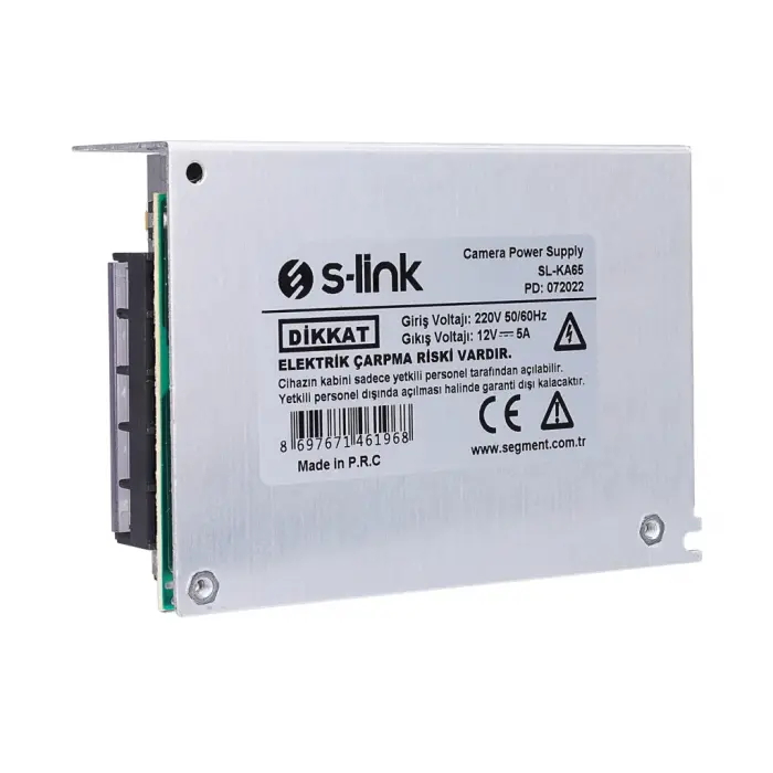 S-LINK SL-KA65 12V 5A Switch Mode DC ADAPTÖR(1923)