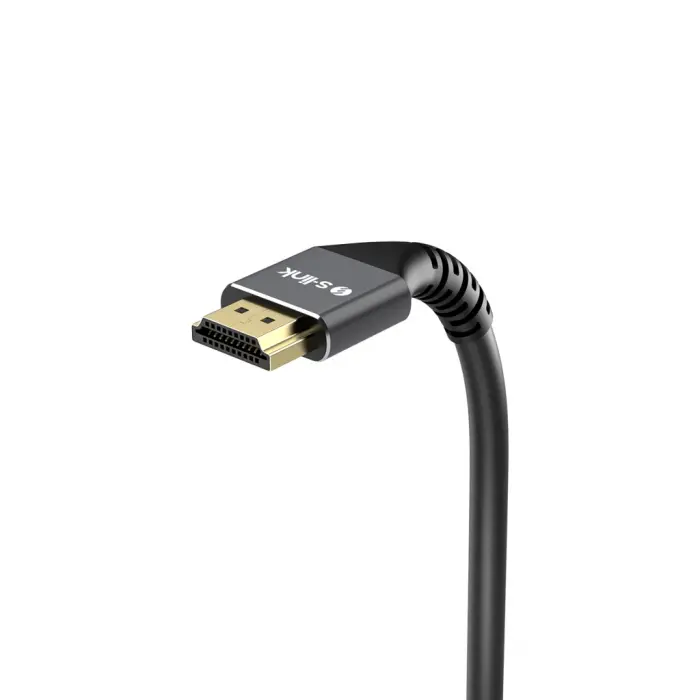 S-LINK SLX-HD4K10, 4K UHD, HDMI v2.0, 10mt. 30Hz. Metal Uçlu, Kablo