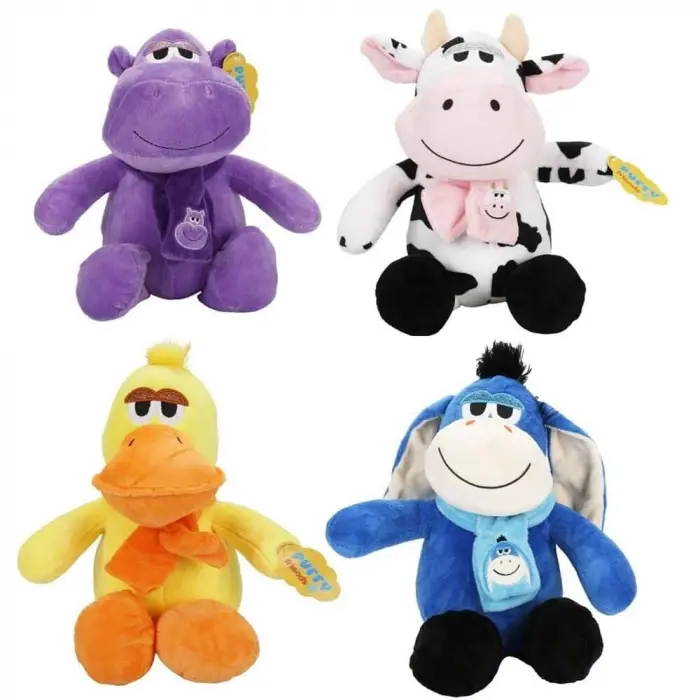 S00004779 PELUŞ EĞLENCELİ HAYVANLAR 25CM -SUN