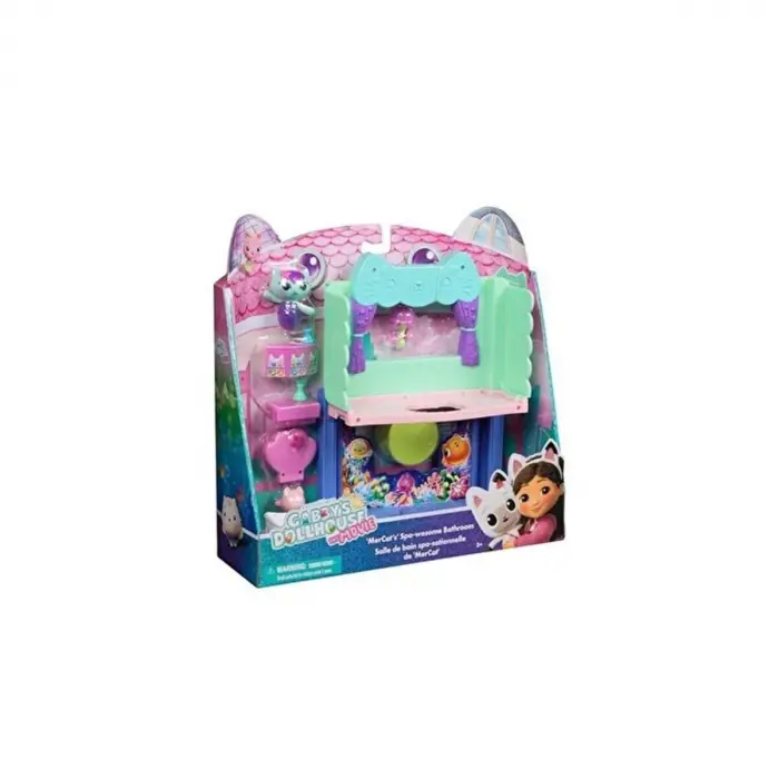S00006727 SUN-SPM-FİGÜR SET GABBY S DOLLHOUSE MUTFAK SET/BANYO SET 10PRÇ.2A.