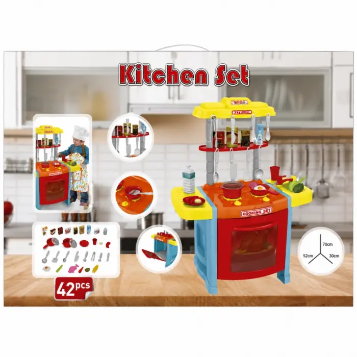 S00092214 MUTFAK SET FIRIN/OCAK 42PRÇ SES IŞIK