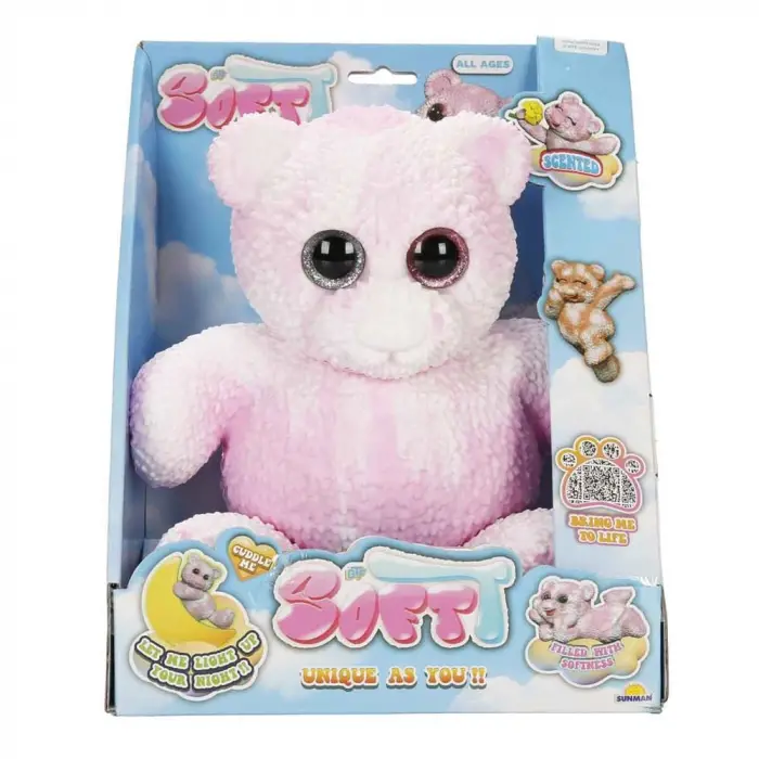 S01012331 FİGÜR SOFT BEAR DELUX KARAN PARLAYAN-SUN