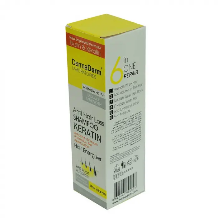 Saç Dökülmesine Karşı Keratin Biotin ve Vitaminli Şampuan 250 ML