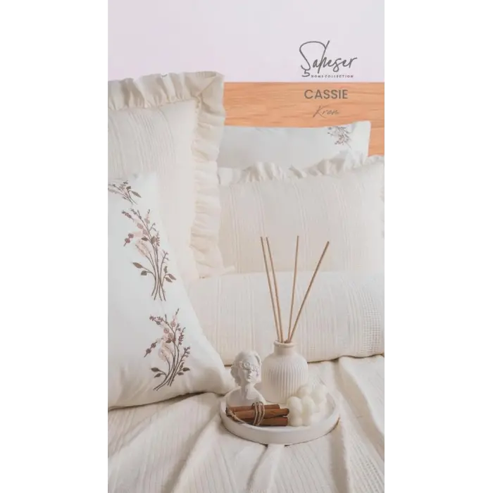 Şaheser Home Collection Yatak Örtüsü Çift Kişilik Cassie