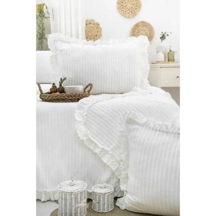 Şaheser Home Collection Yatak Örtüsü Çift Kişilik Marta