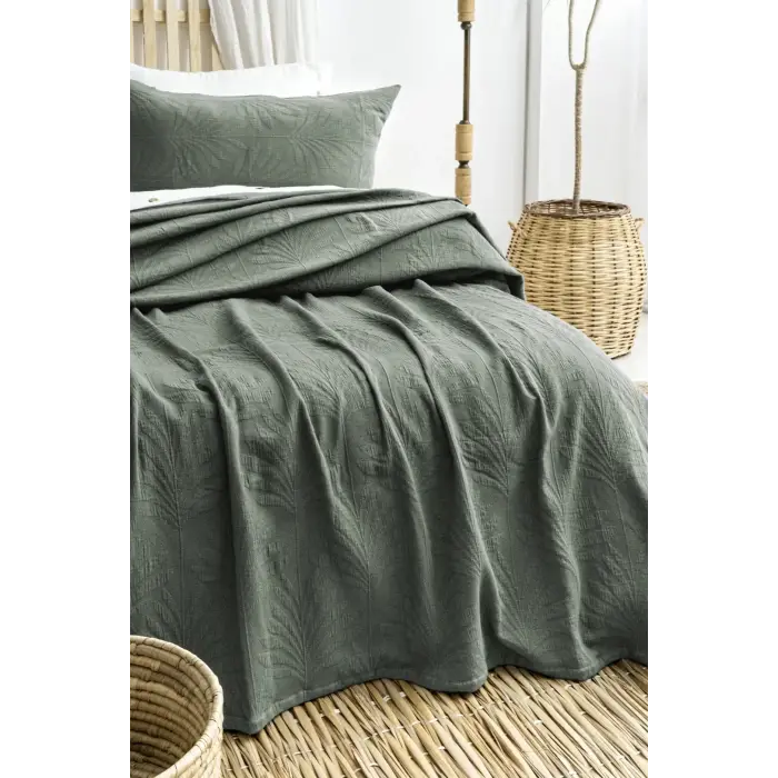 Şaheser Home Collection Yatak Örtüsü Çift Kişilik Silvia Yeşil