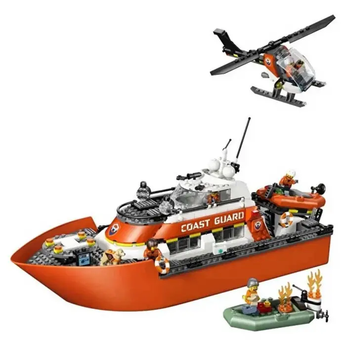 Sahil Güvenlik Kurtarma Botu ve Helikopteri 60504