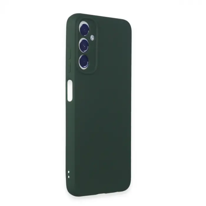 Samsung Galaxy A05s Kılıf First Silikon - Koyu Yeşil