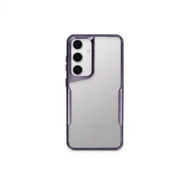 Samsung Galaxy A55 5g Kılıf Boyi Silikon Kapak - Derin Mor