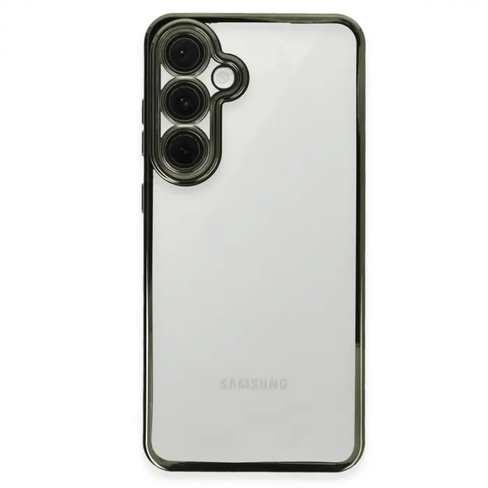 Samsung Galaxy S24 Fe Kılıf Razer Lensli Silikon - Yeşil