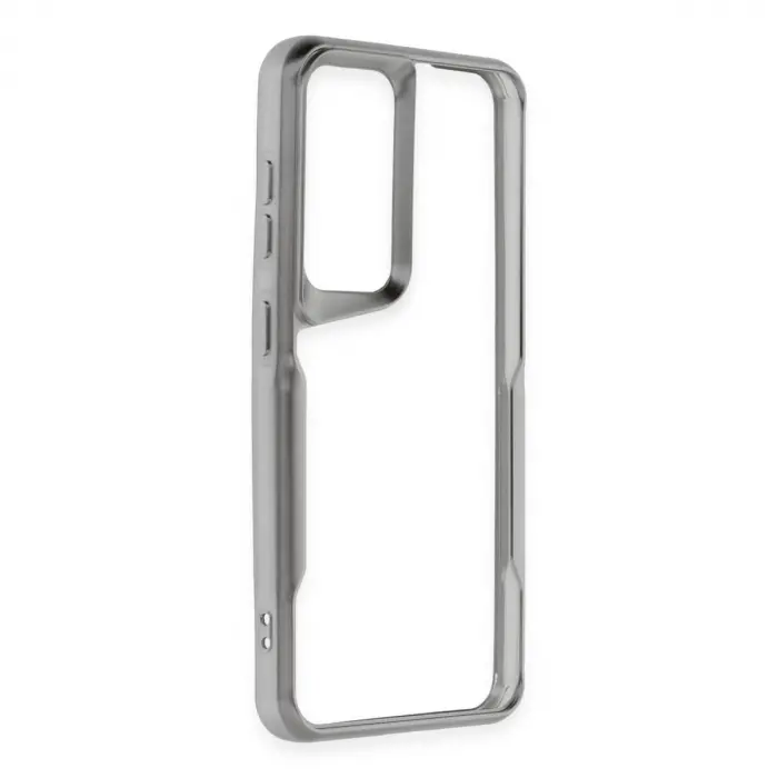 Samsung Galaxy S24 Kılıf Boyi Silikon Kapak - Gümüş