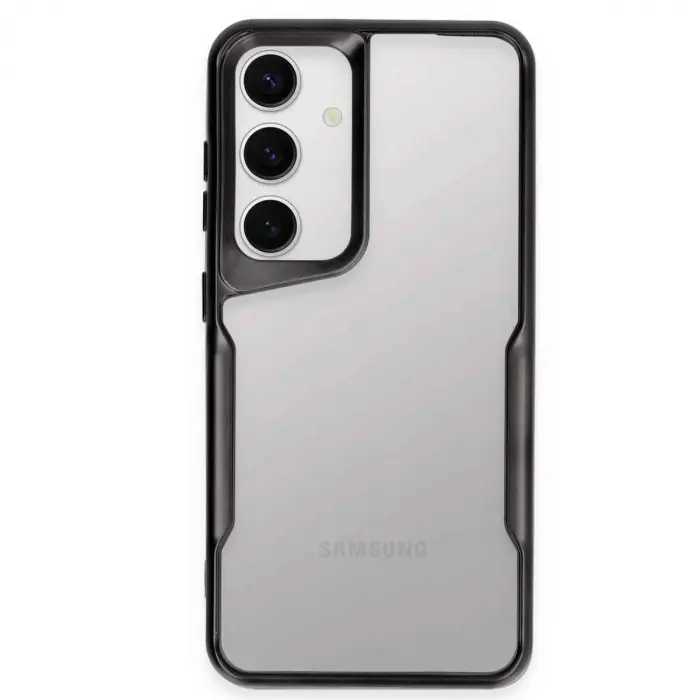 Samsung Galaxy S24 Kılıf Boyi Silikon Kapak - Siyah