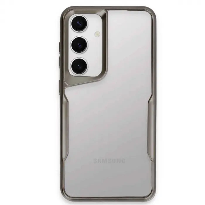 Samsung Galaxy S24 Kılıf Boyi Silikon Kapak - Titan Gri
