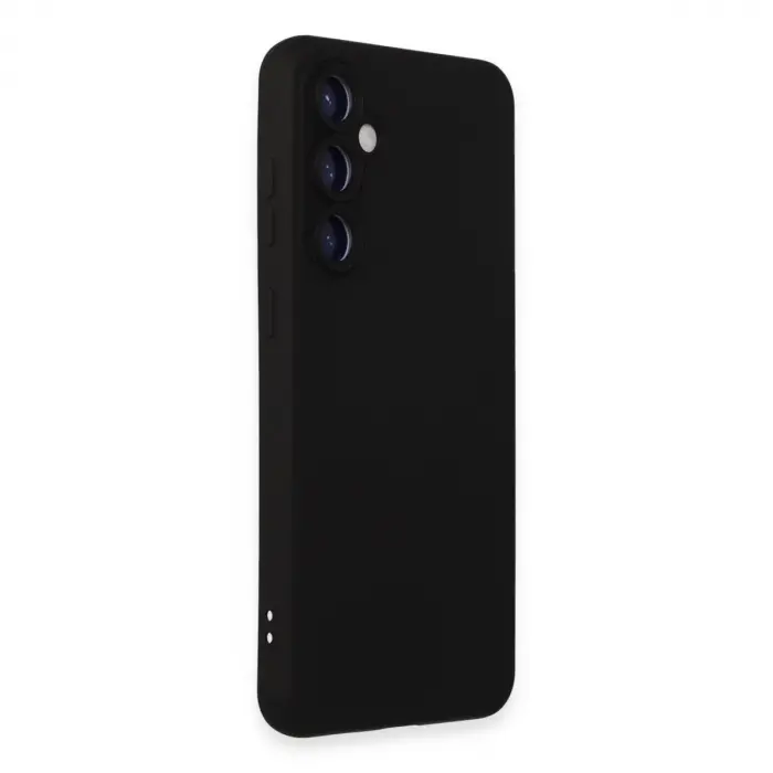 Samsung Galaxy S24 Plus Kılıf Nano İçi Kadife Silikon - Siyah