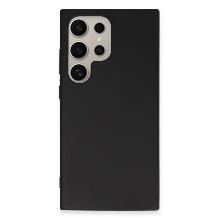 Samsung Galaxy S24 Ultra Kılıf First Silikon - Siyah