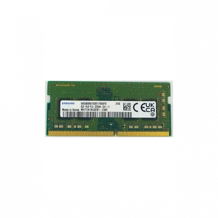 Samsung SAMSO3200/8, 8GB, DDR4, 3200MHz,  1.2V Notebook Ram (M471A1K43EB1-CWE)