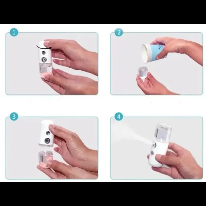 Şarjlı Mini Yüz Nemlendirici Dezenfektan  Mist Sprayer