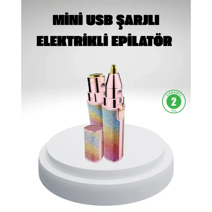 Şarjlı Mini Yüz ve Kaş Epilatörü – Ağrısız ve Hassas Temizlik