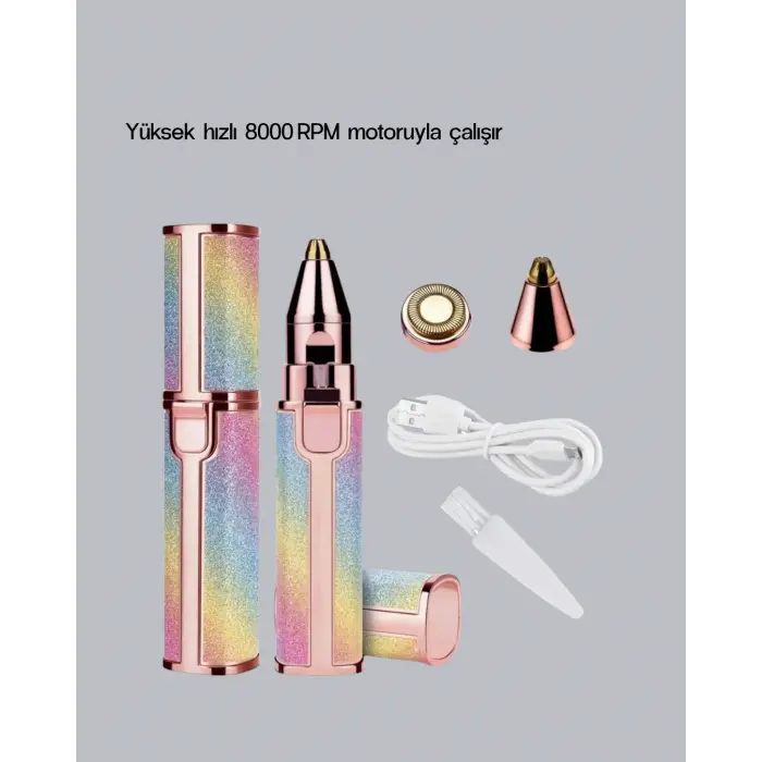 Şarjlı Mini Yüz ve Kaş Epilatörü – Ağrısız ve Hassas Temizlik