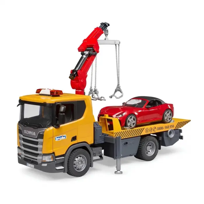 Scania 560R Çekici Ve Roadster Araba BR03552