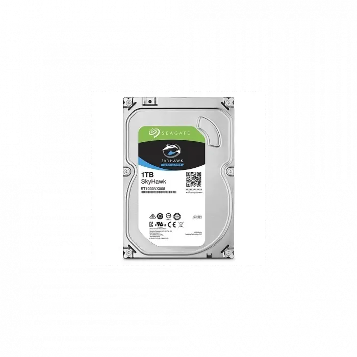 SEAGATE SKYHAWK, ST1000VX005, 3.5", 1TB, 64Mb, 5900Rpm, Güvenlik, HDD