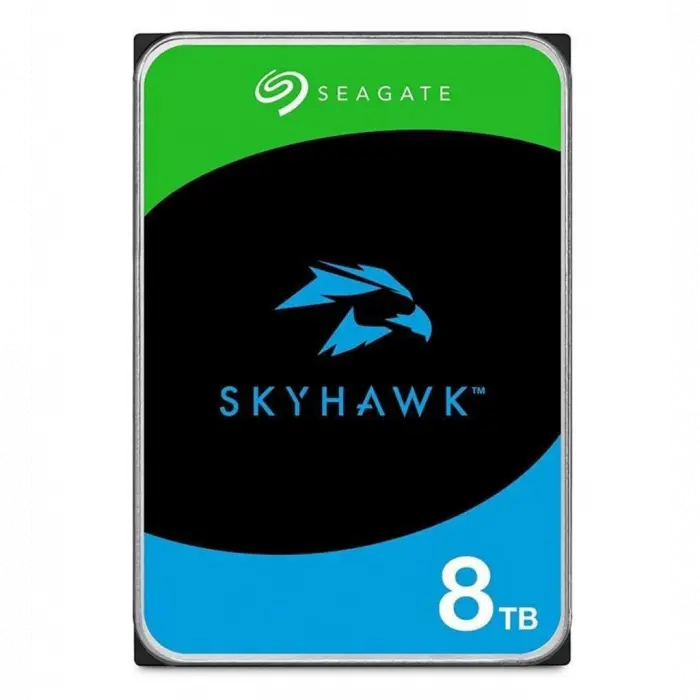 SEAGATE SKYHAWK, ST8000VX010, 3.5", 8TB, 256Mb, 5400Rpm, Güvenlik, HDD