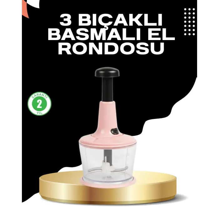 Sebze Soğan Doğrayıcı Manuel Güçlü Gövdeli