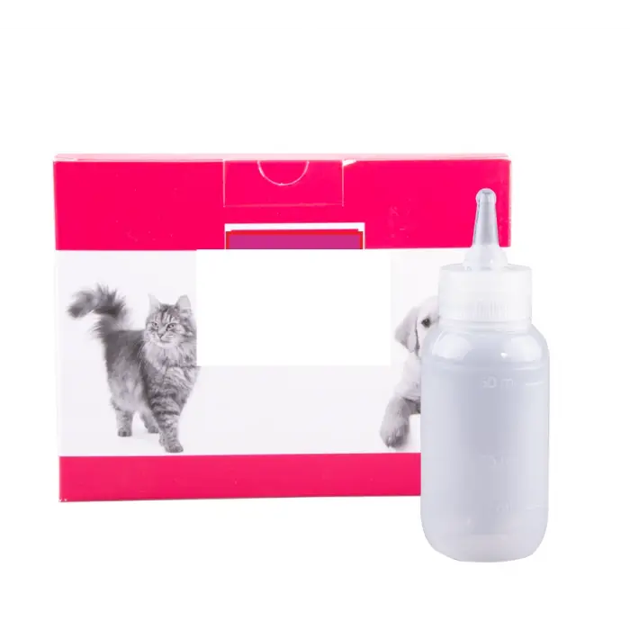Şeffaf Pet Biberon 50 ml Yru Kedi ve Köpekler İçin Biberon