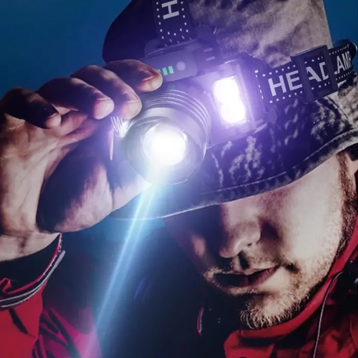 Sensörlü Cree Tg Led  Şarjlı Kafa Lambası  Wt-625