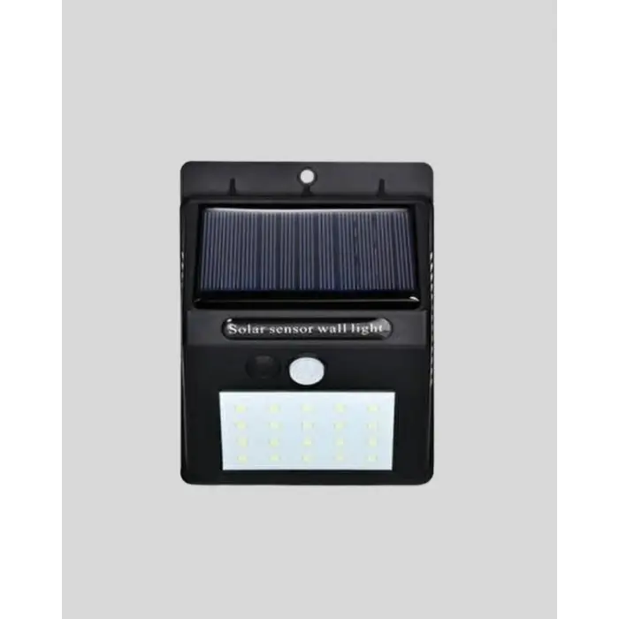 Sensörlü, Güneş Enerjili LED Duvar Lambası Bahçe ve Balkon Aydınlatma