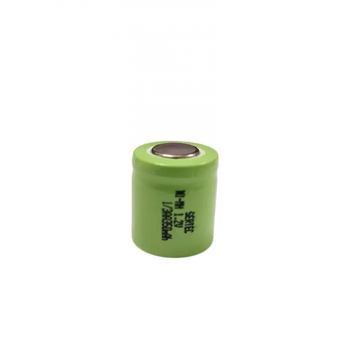 Sertec - 1.2v 350 Mah - 1/3aa - Ni-mh Şarjlı Pil - (başsız / Flat Head)