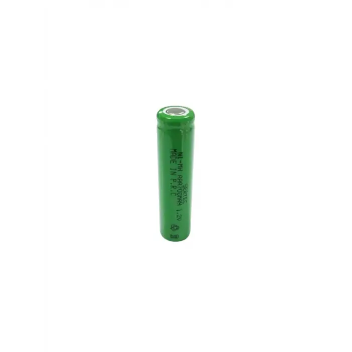 Sertec - 1.2v 700 Mah - Aaa - Ni-mh Şarjlı Pil - (başsız / Flat Head)