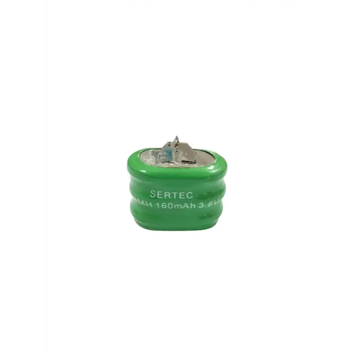 Sertec - 3.6v 3s1p 160 Mah 2 Pin Nı-mh Buton Pil