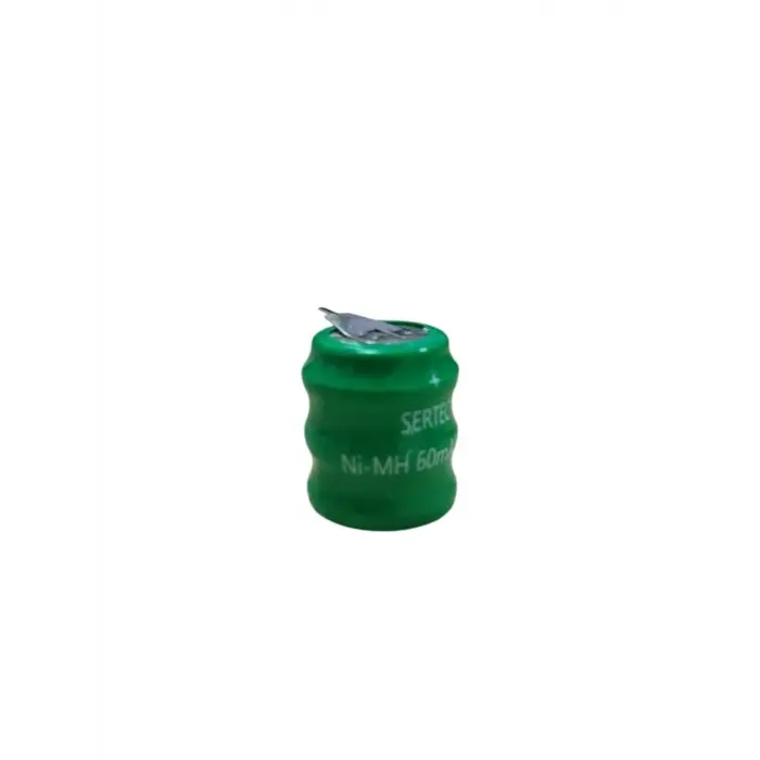 Sertec - 3.6v 3s1p 60 Mah 2 Pin Nı-mh Buton Pil