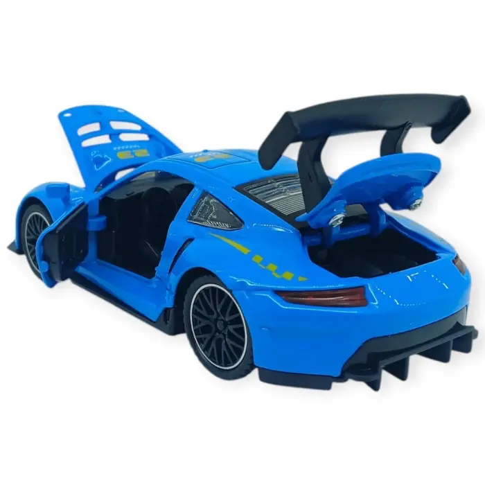 Sesli Işıklı Spor Araba 15 cm - 3291D - Mi - 1 ADET