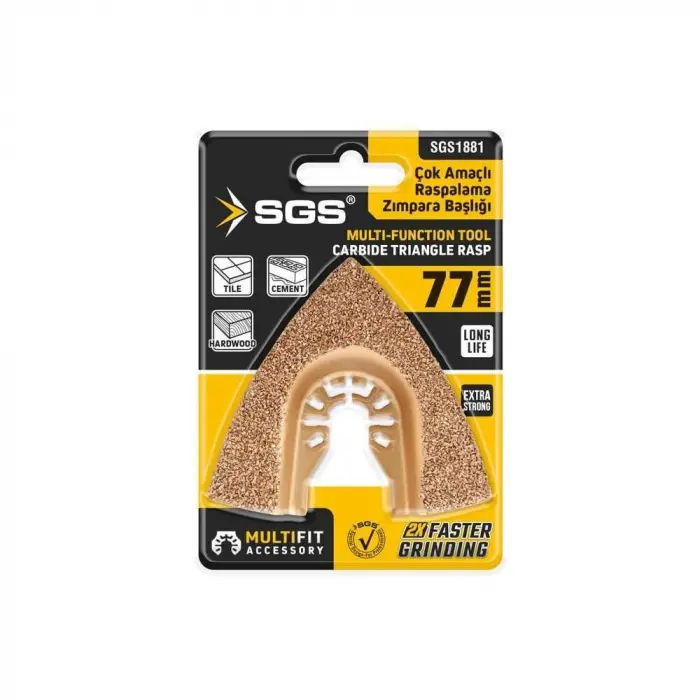 SGS 1881 Karbür Zımparalama Raspalama Bıçağı 77 mm