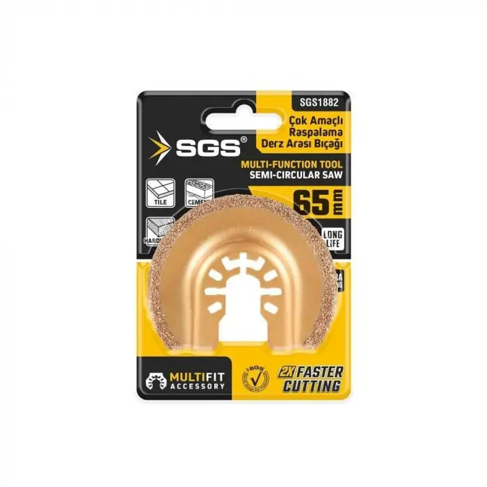 SGS 1882 Derz Arası Raspalama Bıçağı 65 mm Karbür