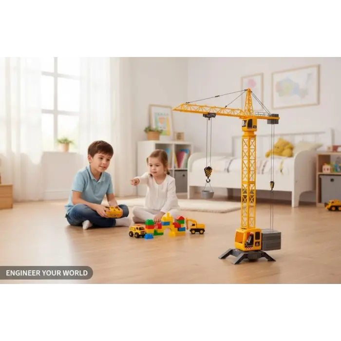 SH5001 2.4G 1:12 UZK.KUM.KULE VİNÇ 9KN IŞK SES