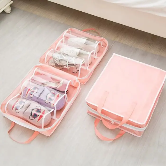 Shoe Tote Ayakkabı SAKLAMA ve TAŞIMA Çantası (Pembe)