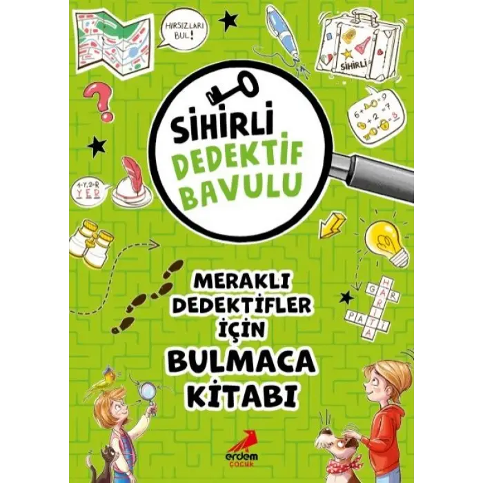 Sihirli Dedektif Bulu 8 Meraklı Dedektifler İçin Bulmaca Kitabı
