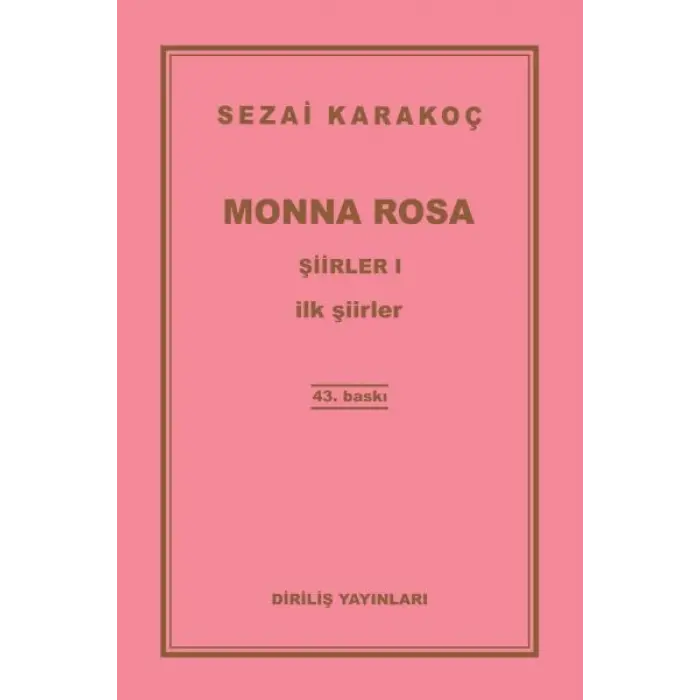 Şiirler 1 - Monna Rosa
