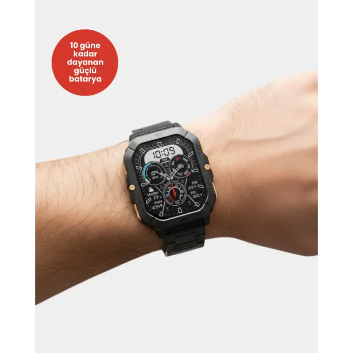 Şık ve Hafif Akıllı Saat Spor ve Günlük Kullanım