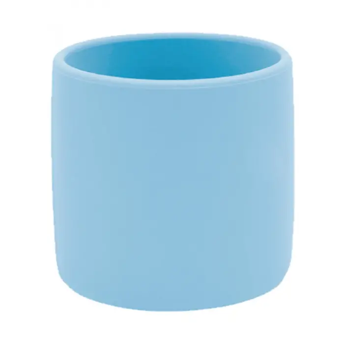 Silikon Mini Bardak Mineral Blue