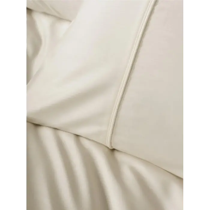 Silky Saten İpek King Size Nev Takımı Ekru